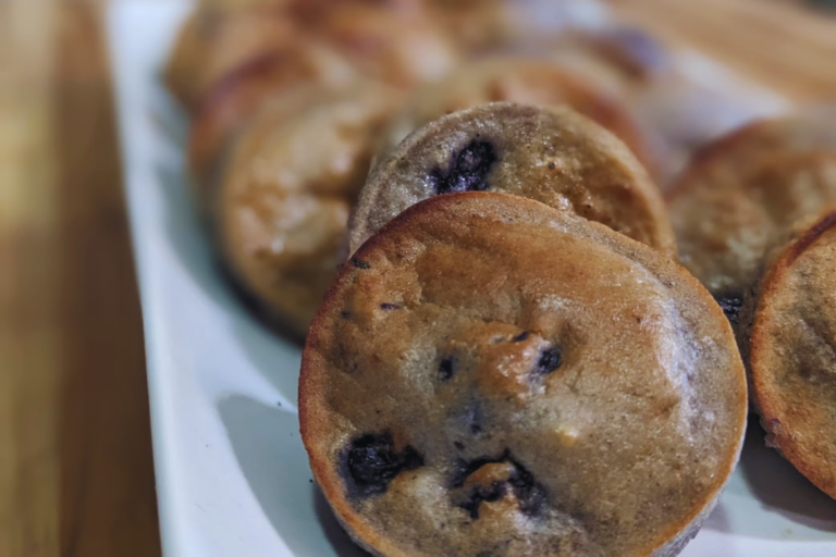 Mini Purple Blast Air Fryer Pancakes