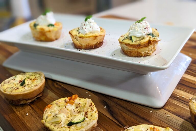 Healthy Apple Quiche Cups