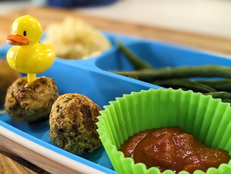 Turkey Mango Spinach Meatballs