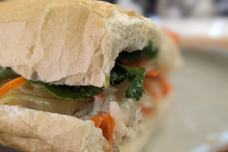 Thanksgiving Leftover Turkey Banh Mi