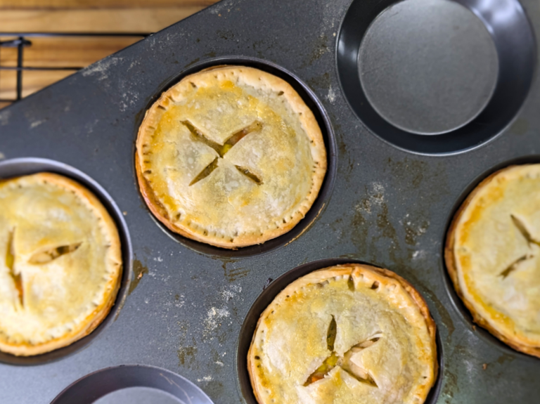 Mini Thanksgiving Turkey Pot Pies