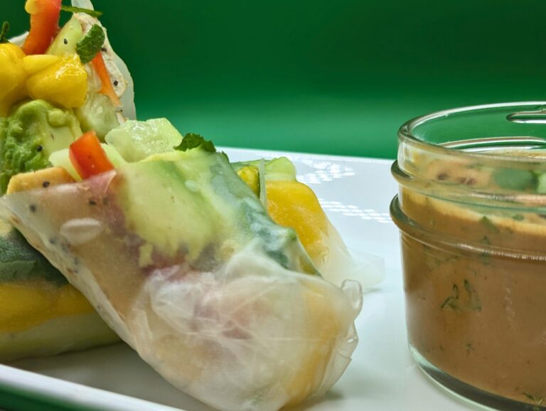 ‘Everything But the Bagel’ Tofu Spring Rolls