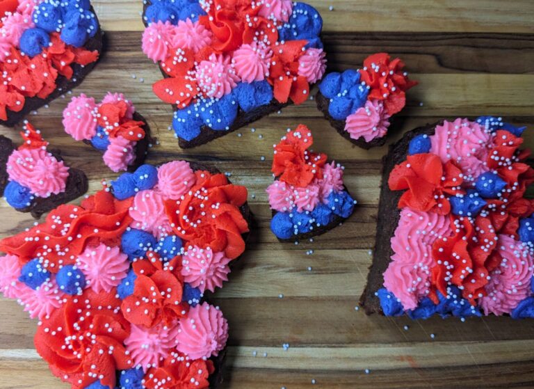 Heart Shaped Brownies