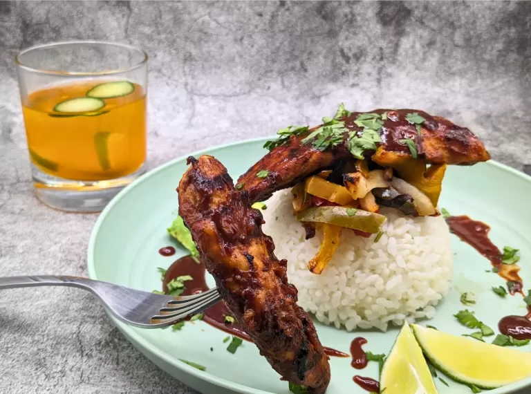 The Ultimate BBQ Chicken Breast with Sushi Rice Recipe