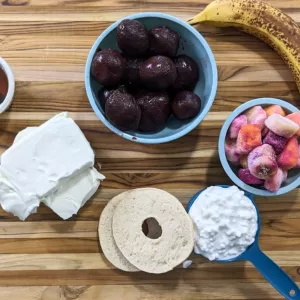 horizontal, no people, photography, food, freshness, fruit, sweet food, ready to eat, balanced diet, banana, berries, breakfast, breakfast ingredients, closeup, cottage cheese, cream cheese, delicious, eating healthy, flat lay food photo, food on table, food preparation, food still life, roasted beets, rustic kitchen, culinary photography, rustic wooden background, image food, photographs of food, food photoshoot